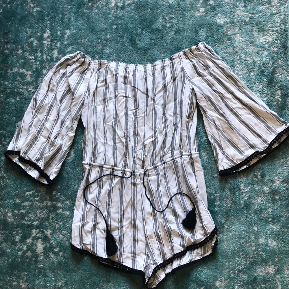 Off the shoulder romper